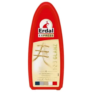 Erdal 1-2-3 Glanz Schwamm zur Schuhpolitur für Glattleder - farblos - 3er Pack (3 x 52 g)