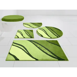 Badematte GRUND "Belize, Badvorleger, Badezimmer Teppich, sehr weich" Gr. 4, grün (apfelgrün), H:20mm, Polyacryl, Badematten, Badematte, weiche Haptik, auch als 3 teiliges Set erhältlich, Made in Europe