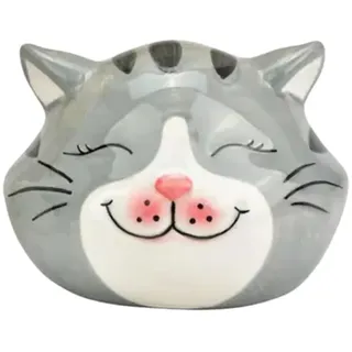Niedliche Spardose, Keramik, 9 cm x 7 cm x 9 cm, Tier Design Tiger Affee Koala Katze, Dekorative Münzbank Sparschwein in Tierform