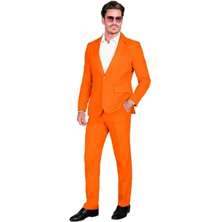 W WIDMANN MILANO Party Fashion - Farbiger Anzug für Herren, Jackett und Hose, Showman, Disco Fever, Casino Mottoparty