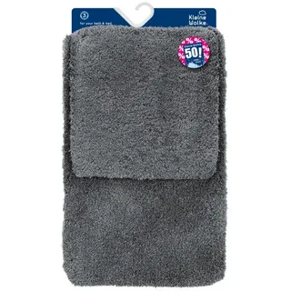 KLEINE WOLKE RELAX Grau 2tlg. 100 x 80 cm