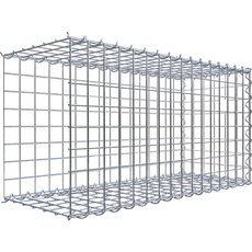 Bild Gabione, silbergrau, Maschenweite 5 cm x 5 cm,