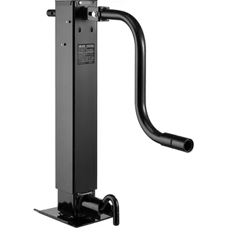 Vevor Anhängerheber, 5443 kg Tragkraft, Anhängerstütze mit Kurbel, verstellbar von 703 bis 1377 mm, Reiseanhänger, Ausdrehstütze zum Anheben von Wohnmobil-, Nutzfahrzeug- & Yachtanhängern