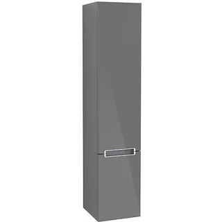Villeroy & Boch Subway 2.0 Hochschrank 35 x 165 x 37 cm, links, glossy grey