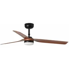 Bild von Punt M LED Deckenventilator schwarz/holz