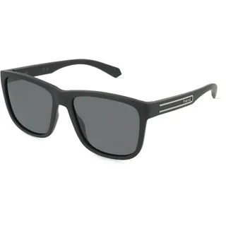 Polaroid PLD 2155/S Herren-Sonnenbrille Vollrand Eckig Kunststoff-Gestell, schwarz