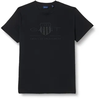 GANT D1 Tonal Archive Shield Kurzarm-T-Shirt Black 2XL