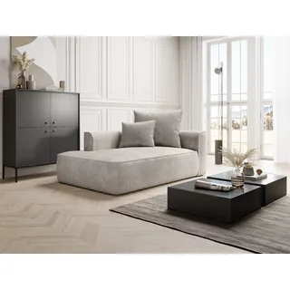 Recamiere - linksseitig - Cord - Beige - PINETA