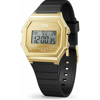 ICE-Watch Digitaluhr Damen ICE digit retro Metal gold mirror Black Gold 022731 - Schwarz