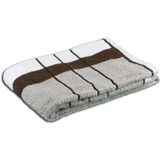 Gözze Berlin Streifen Duschtuch 70 x 140 cm braun