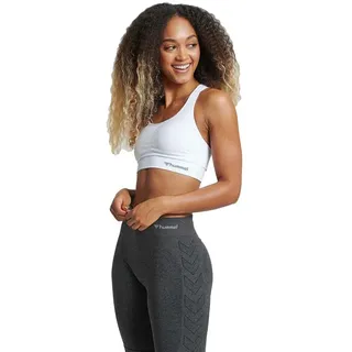hummel hmlTIF Seamless Sports Top Weiss, XS