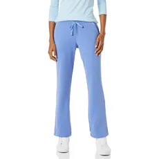 Amazon Essentials Damen Jogginghose aus Fleece mit geradem Bein (in großen Größen erhältlich), Blau, XXL