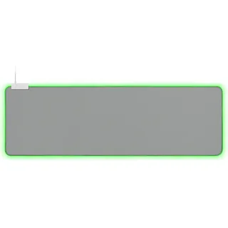 Razer Goliathus Extended Chroma Mercury - Extra große weiche XXL Gaming Maus-Matte mit RGB Beleuchtung (Kabelhalterung, Stoff-Oberfläche, Gesteppter Rand, Optimiert für alle Mäuse) Mercury Weiß