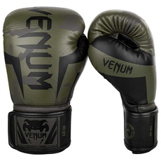 Venum Elite Boxing Gloves Boxhandschuhe, Khaki camo, 8 Oz