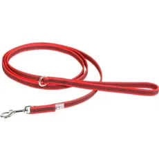 Julius-K9 C&G - Super-grip leash.red/grey.14mm/2m.with handle.max 30kg