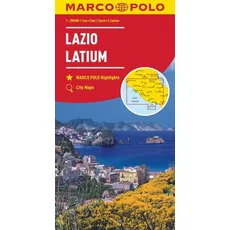 MARCO POLO Karte Italien 09. Latium 1:200 000