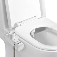 Yolife Bidet, Ultra-Slim Bidet-Aufsatz für Toilette mit Nicht Elektrischer Selbstreinigender Doppeldüse (Hintere/Weibliche Reinigung), Einfach zu Installieren, Einstellbarer Wasserdruck