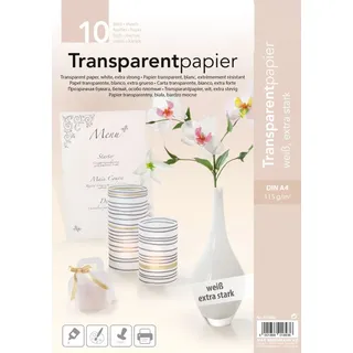 Folia Transparentpapier 115 g/qm 10 Blatt