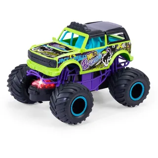 DICKIE Toys - Wild Bronco Monstertruck ab 3 Jahre (18 cm) - Ford SUV als Monster-Truck mit coolem Licht & Sound, Spielzeug-Auto für Kinder mit Friktion und Gummireifen, inkl. Batterien