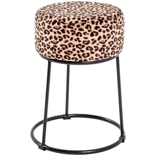 Haku-Möbel HAKU Möbel Hocker 22954 Leopard