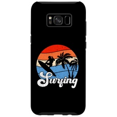Hülle für Galaxy S8+ Surfer Surfbrett Surfen Surfer