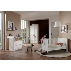 Bild von »Helsingborg«, (Set, 3 tlg.), Bett + Wickelkommode 2 trg. Schrank