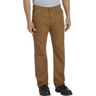 Dickies - Trousers for Men, Duck Carpenter Pants, Regular Fit, Brown Duck, 32W/32L