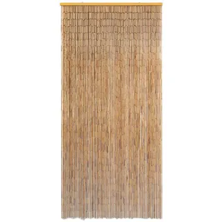 vidaXL Insektenschutz Türvorhang Bambus 90 x 200 cm Braun