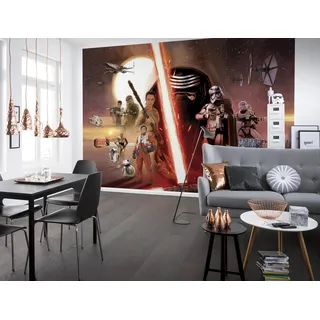 KOMAR Fototapete STAR WARS EP7 Collage 368 x 254 cm