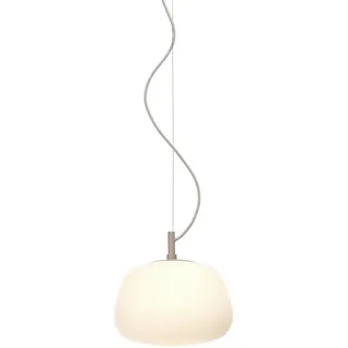 It's about Romi Hängeleuchte , Weiß, Sandfarben , Glas , 24 cm , Lampen & Leuchten, Innenbeleuchtung, Hängeleuchten, Pendelleuchten