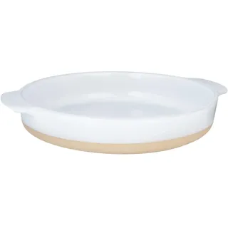 Lurch Terra Nova Ofenform rund Keramik Ø26x5cm weiß/creme