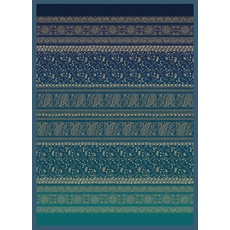 Bild Plaid aus 100% Baumwolle in der Farbe Blau B1, Maße: 240x250 cm - 9326053