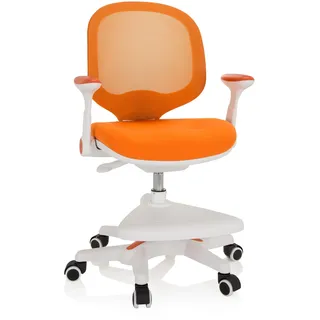 HJH Office Kid Ergo Stoff/Netz Orange/Weiß