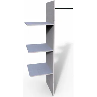 WIMEX Wäscheeinteilung 77 x 44 x 152 cm Grau