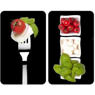 Glasabdeckplatte Universal Caprese, 2er Set