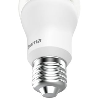 Hama Smarte WLAN-LED-Lampe, E27, Matter, 9W, RGBW, für Sprach-/App-Steuerung,