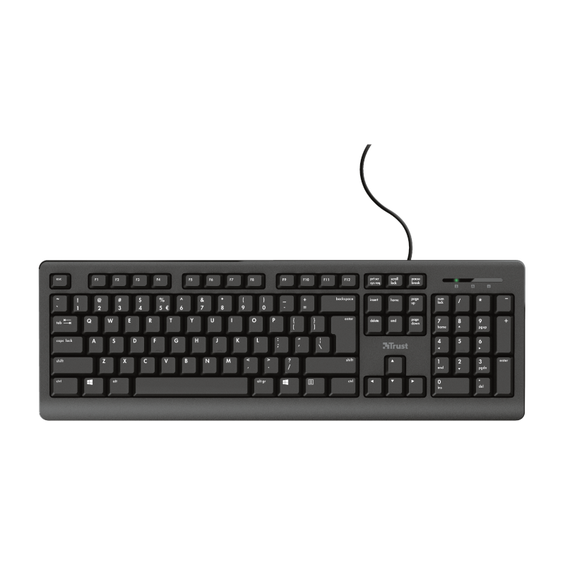 Bild von TK-150 Silent Keyboard schwarz, USB, DE (23983)