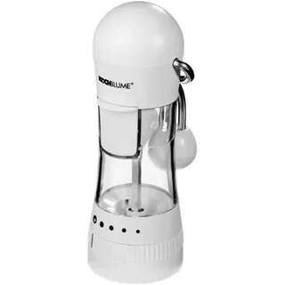 Kochblume Gewürzmühle mit Silikonfuß weiß