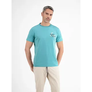 LERROS T-Shirt "Herren T-Shirt in weicher Jerseyqualität", coastal blau
