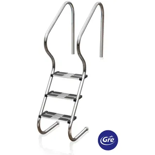 Gre Poolleiter grau/silber 50x183,5 cm