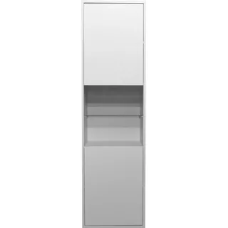 Mäusbacher Vitrine Bonnie Dekor Kreidegrau