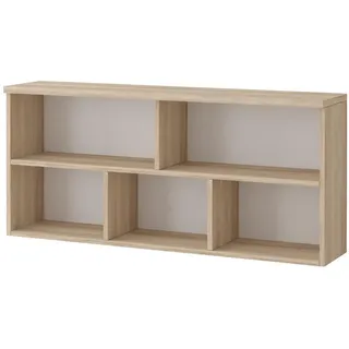 Deine Möbel 24 Kinder-Wandregal Olmo 09 110/27/55 Sonoma Eiche , Holzwerkstoff , 110x55x27 cm , Wohnzimmer, Regale, Wandregale