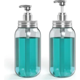 2er Set 750ml Seifenspender mit Pumpe, Dusch Shampoo Spender, Lotion Spender