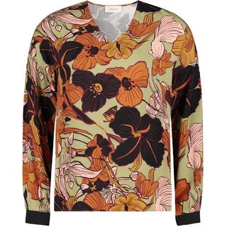 Cartoon Klassische Bluse »Oversize-Bluse mit Rippbündchen«