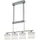 Garda 4-flg. 13,5 cm rund weiß
