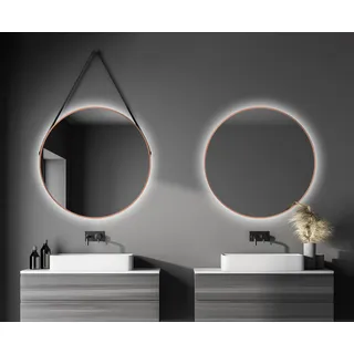 DSK Talos LED-Lichtspiegel Ø 80 cm Kupfer