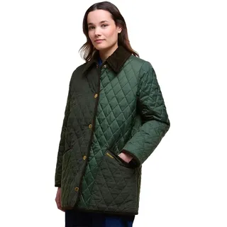 Barbour Meryl Quilted Jacke - Olive / Ancient Tartan - M