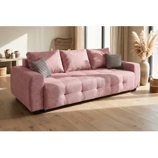 OTTO home Schlafsofa Mikrofaser 2-Sitzer Rosa