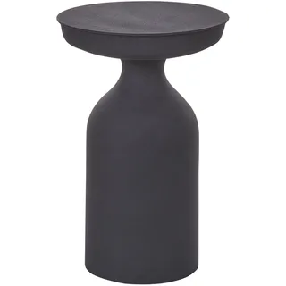 Beliani Beistelltisch, TENJO Metall, Schwarz