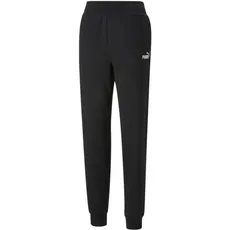 PUMA Damen ESS+ Stickereihose mit hoher Taille Strickhose, Schwarz, XXL